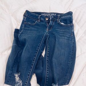 American Eagle distressed jeans